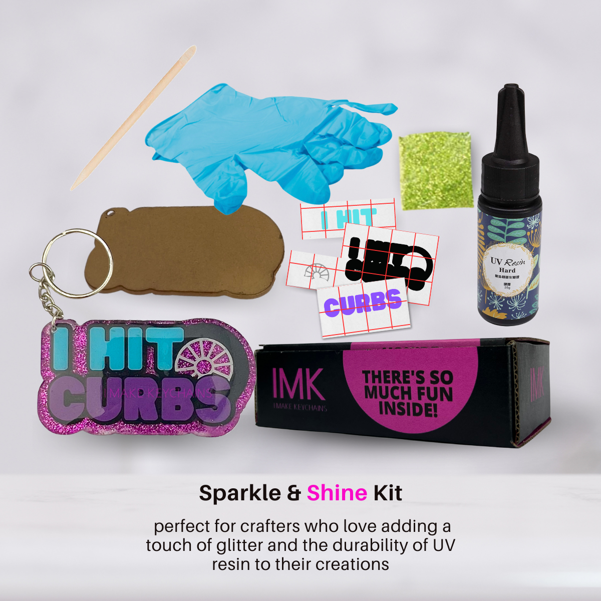 I Hit Curbs - DIY Kit (Sparkle & Shine)