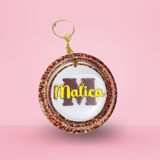 Bangle Custom Name Acrylic Keychain