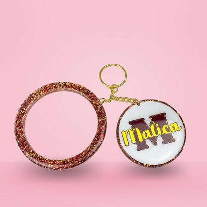 Bangle Custom Name Acrylic Keychain